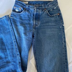 dark wash 501 levis